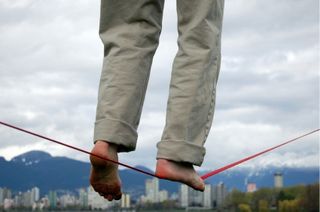 Walking on a String Balance