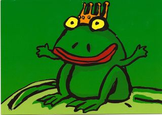 Happy Smiling Frog 